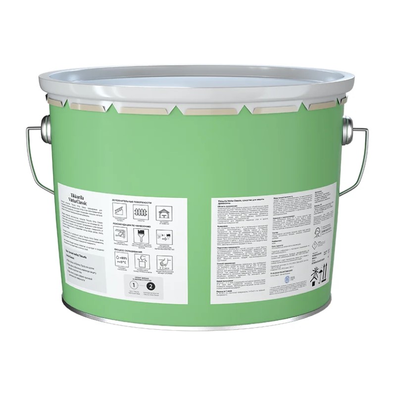Антисептик кроющий Tikkurila Vinha Classic VVA полуматовый (9 л)