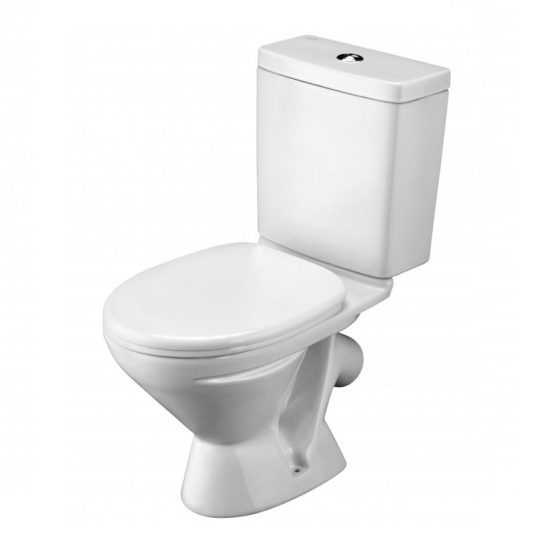 Унитаз-компакт Santek Лига, косой выпуск, 650х339х759 мм
