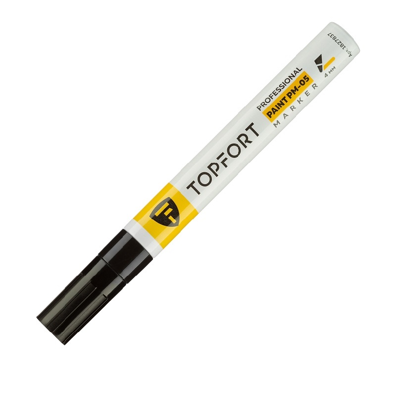 Маркер лаковый Topfort Paint черный 4 мм