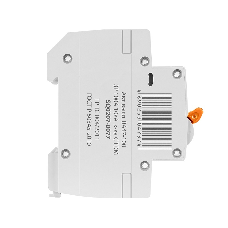 Выключатель автоматический TDM ВА 47-100, 10кА, С 100А, 3П