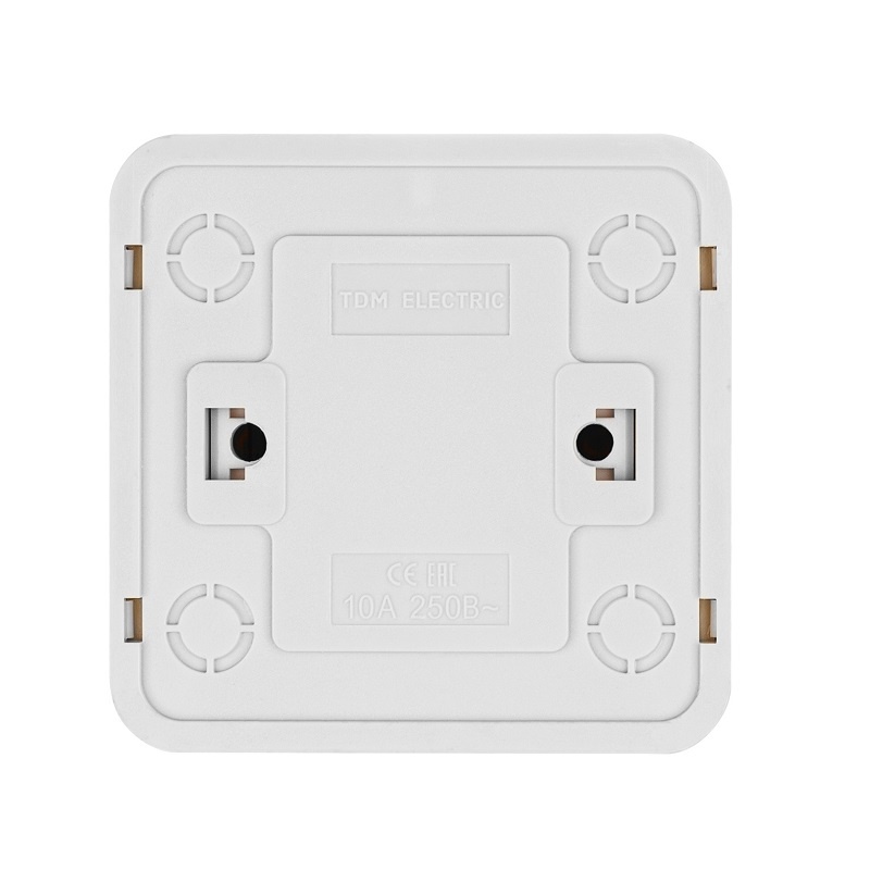 Выключатель о/у Ладога SQ1801-0047, 1 клавиша, с/инд, светлое дерево