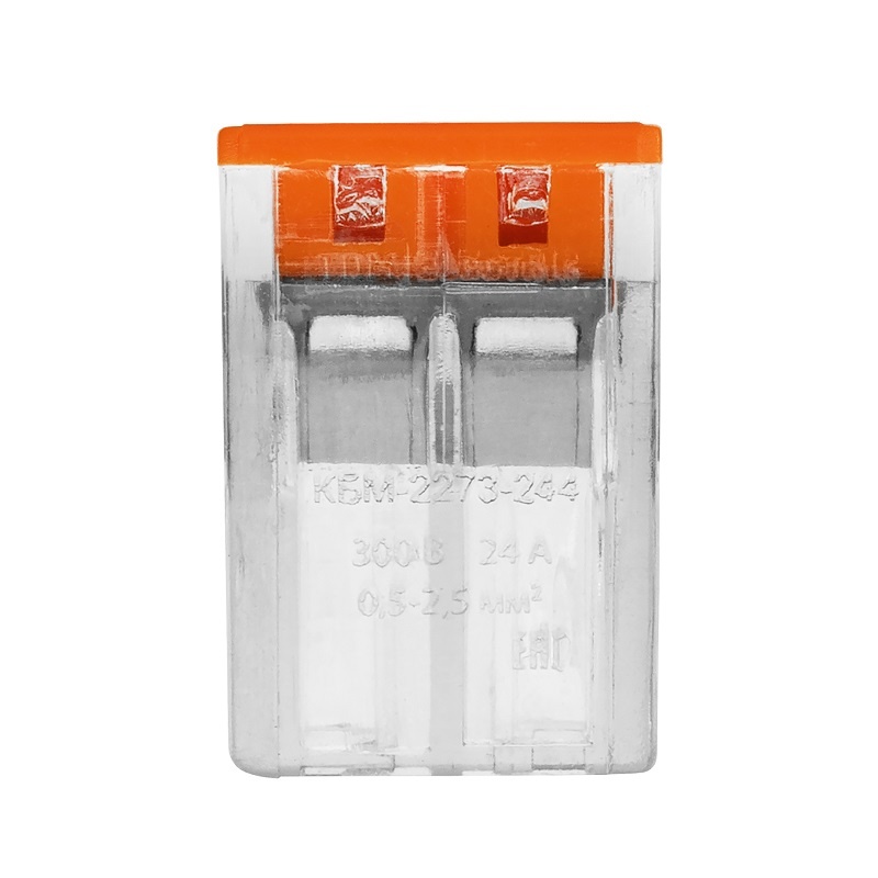 Клемма 2273-244 с пастой, 4 провода 1,0-2,5 мм2 (5 шт.)