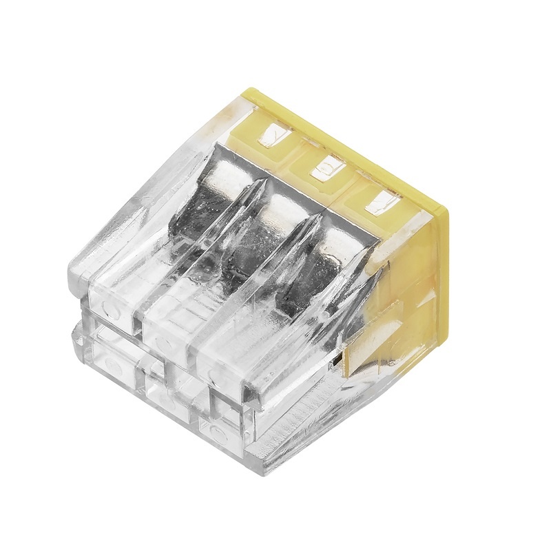 Клемма 2273-246 с пастой, 6 проводов 1,0-2,5 мм2 (5 шт.)