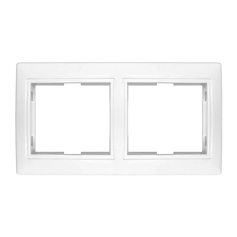 Рамка 2-х постовая Севиль С0044, горизонтальная, белая