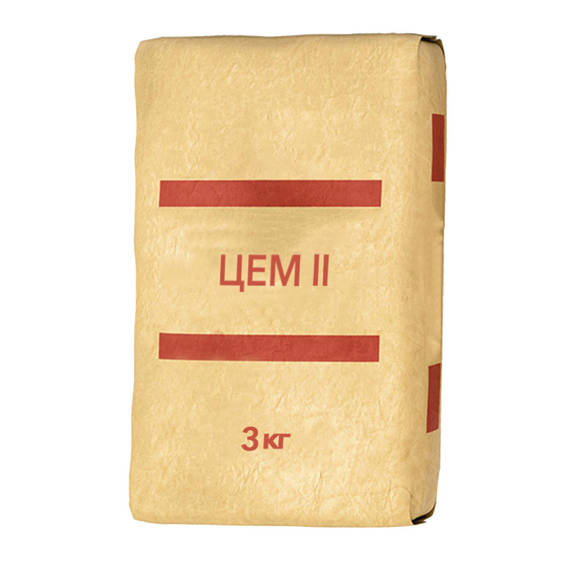 Цемент ЦЕМ II/A-Ш 32,5Н, М-400, Д20 (3 кг)
