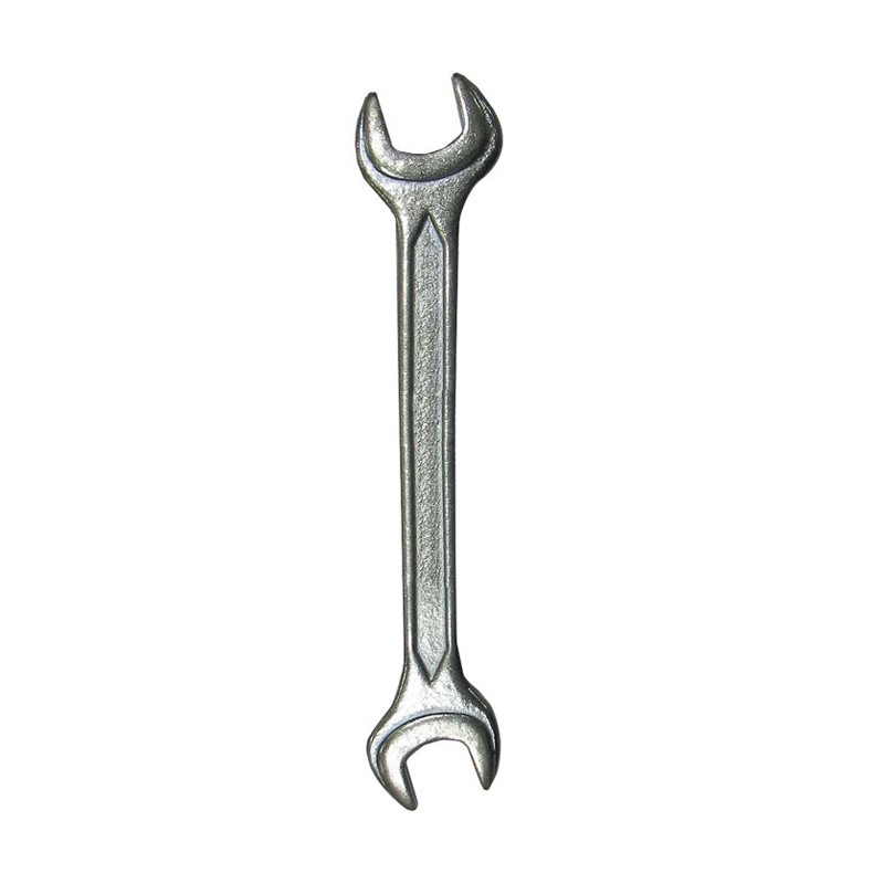 Ключ гаечный Biber 90603 рожковый, кованый, оцинкованный 9х11 мм