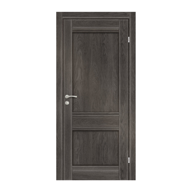 Полотно дверное Olovi Невада, глухое, дуб графит, б/п, б/ф (600х2000 мм)