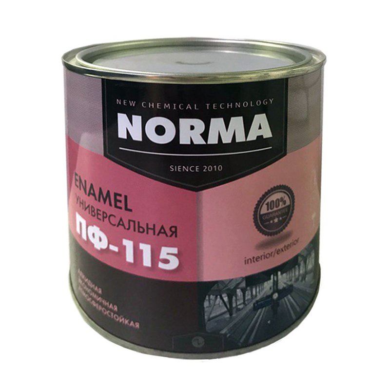 Эмаль Novocolor ПФ-115 НОРМА сиреневая (1,9 кг) литография