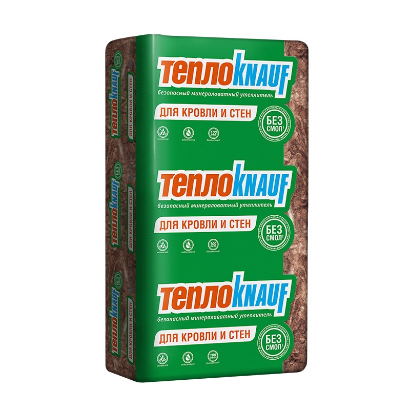 Утеплитель ТеплоKnauf Aquastatik 036, 1230х610х100 мм (8 шт.)