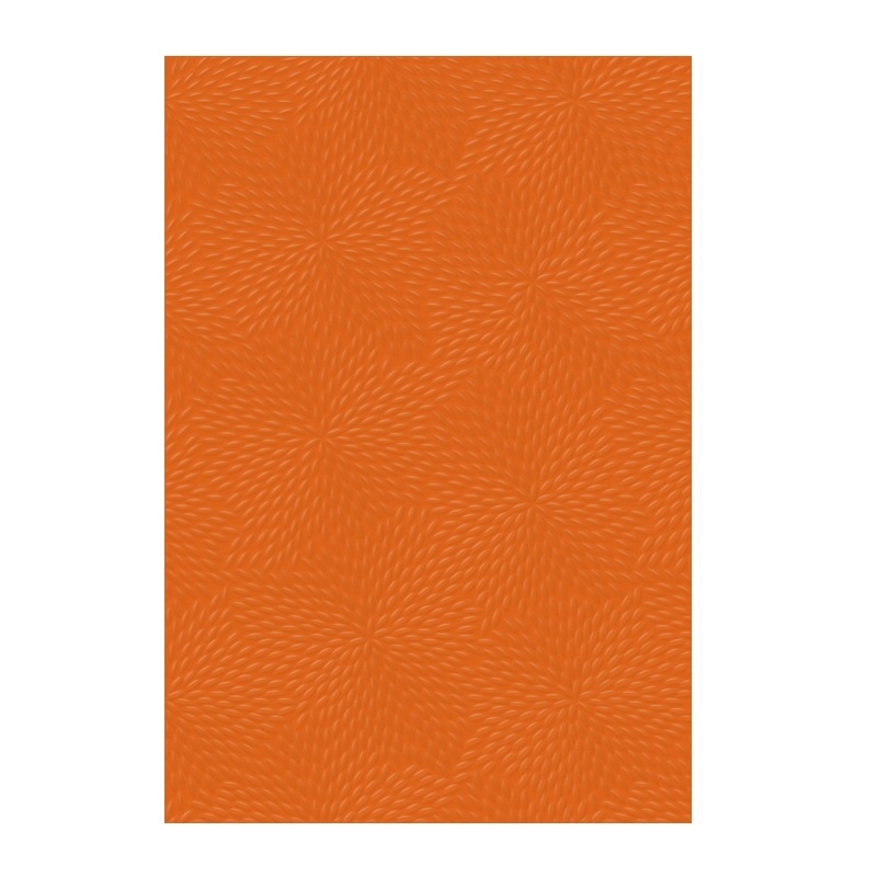 Плитка настенная Керамин Фреско 6, оранжевая, 400х275х7,5 мм