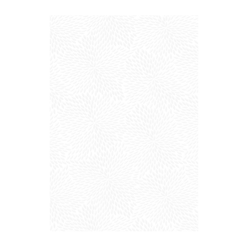 Плитка настенная Керамин Фреско 7, белая, 400х275х7,5 мм