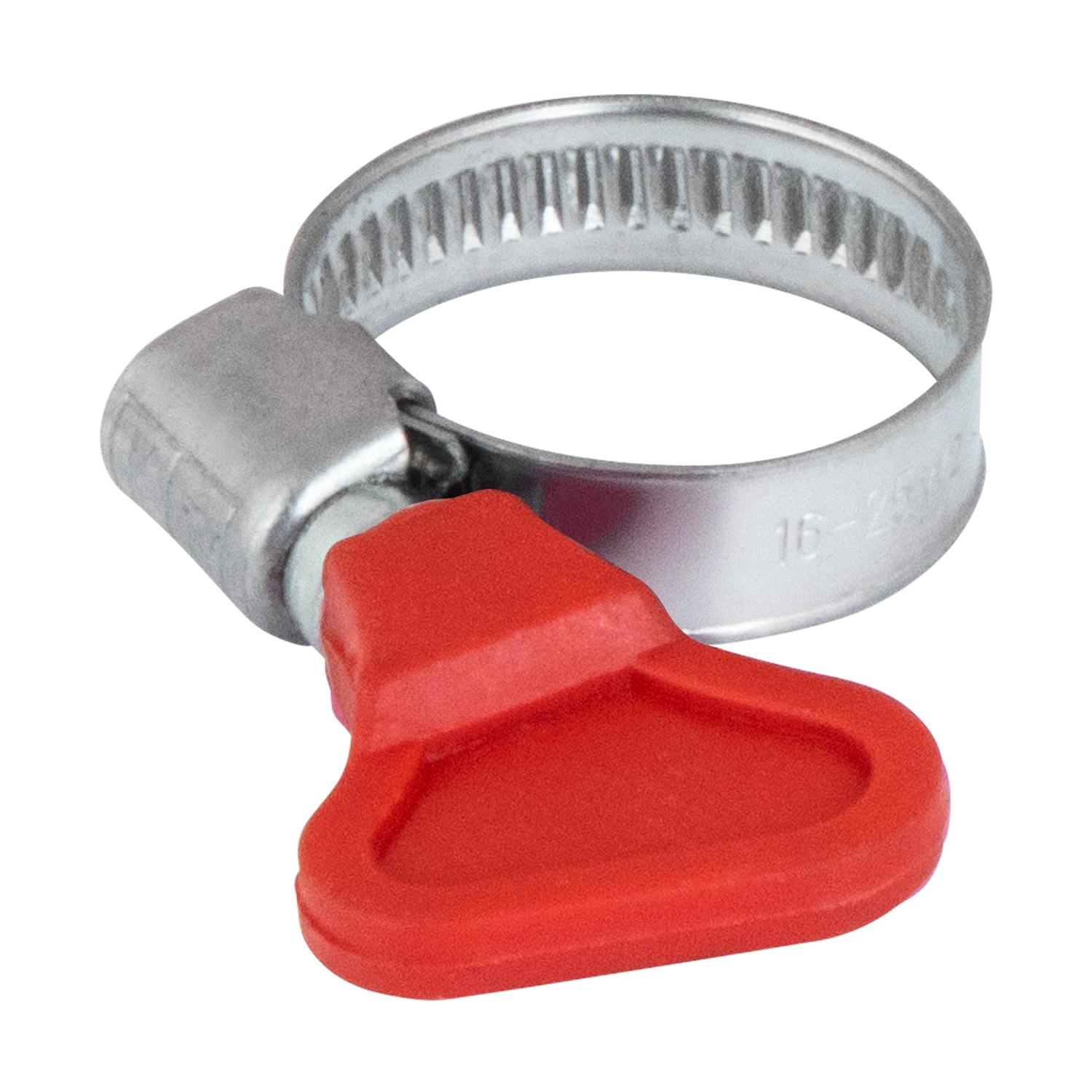 Набор хомутов червячных для шлангов Klip 27144-2, 16-25/9 мм "бабочка" (2 шт)