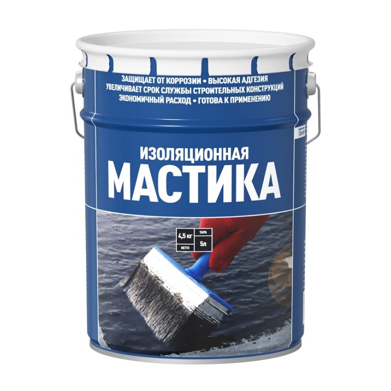 Мастика битумная изоляционная, 5 л