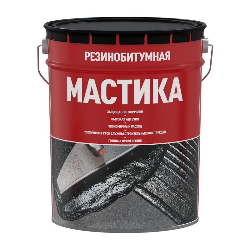 Мастика резинобитумная, 21,5 л