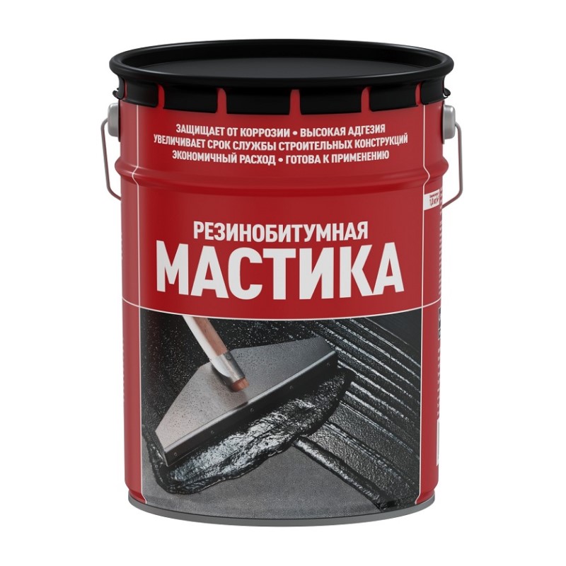 Мастика резинобитумная, 5 л