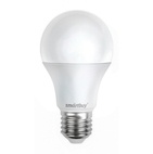 Лампа светодиодная Smartbuy LED E27, груша, 15Вт, 230В, 3000К, теплый свет