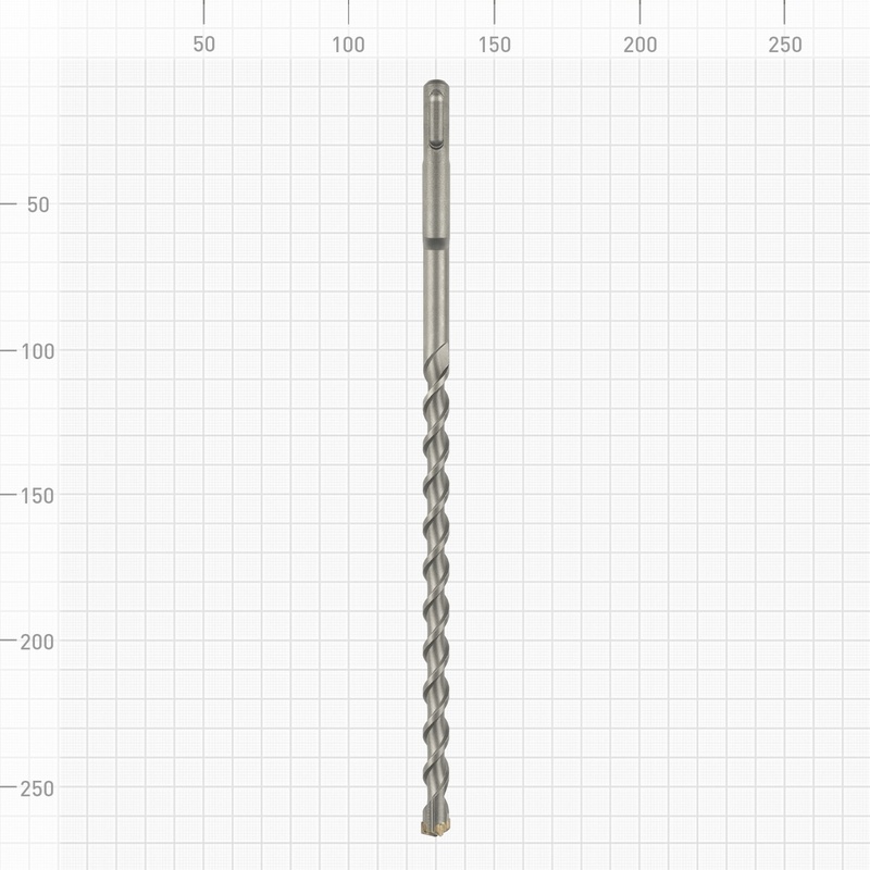 Бур Trigger Quadro 78488 SDS+ 10х200/260 мм