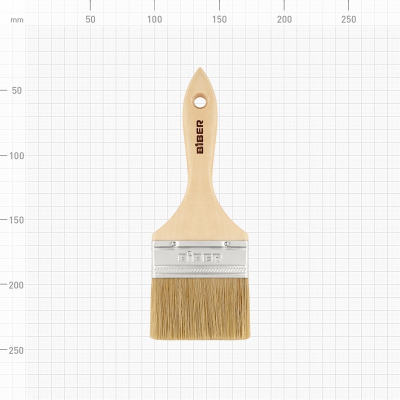 Кисть флейцевая Biber 31005 Эко 75 мм