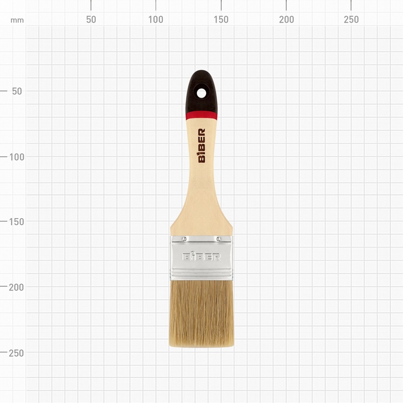 Кисть флейцевая Biber 31134 Суприм 50 мм
