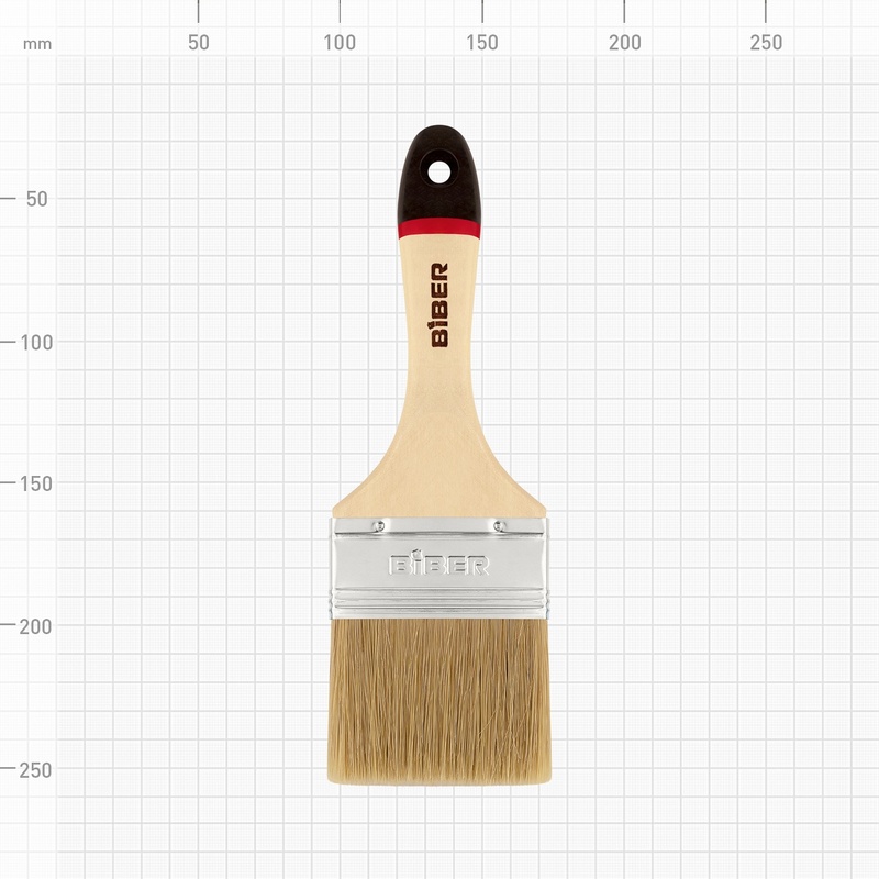 Кисть флейцевая Biber 31136 Суприм 75 мм