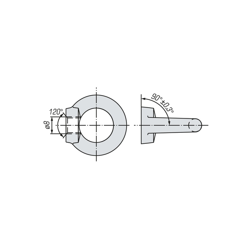 Рым-гайка SWFS DIN582 М8 (500 шт)