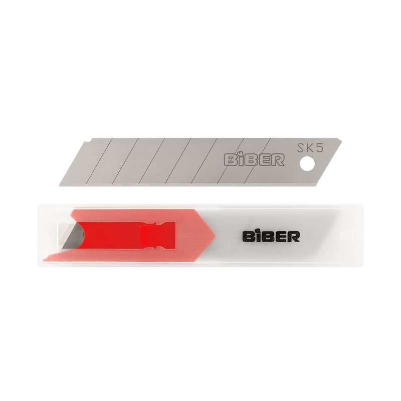 Запасные лезвия Biber 50318 Профи SK5 18 мм (10 шт)