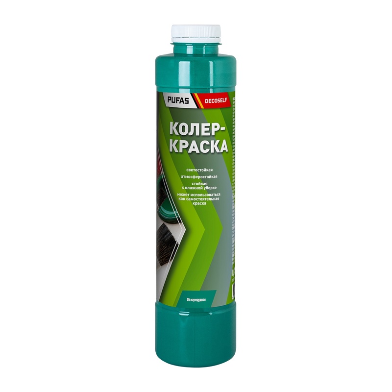Краска колеровочная для в/д красок Pufas N05 изумрудная (0,75 л)