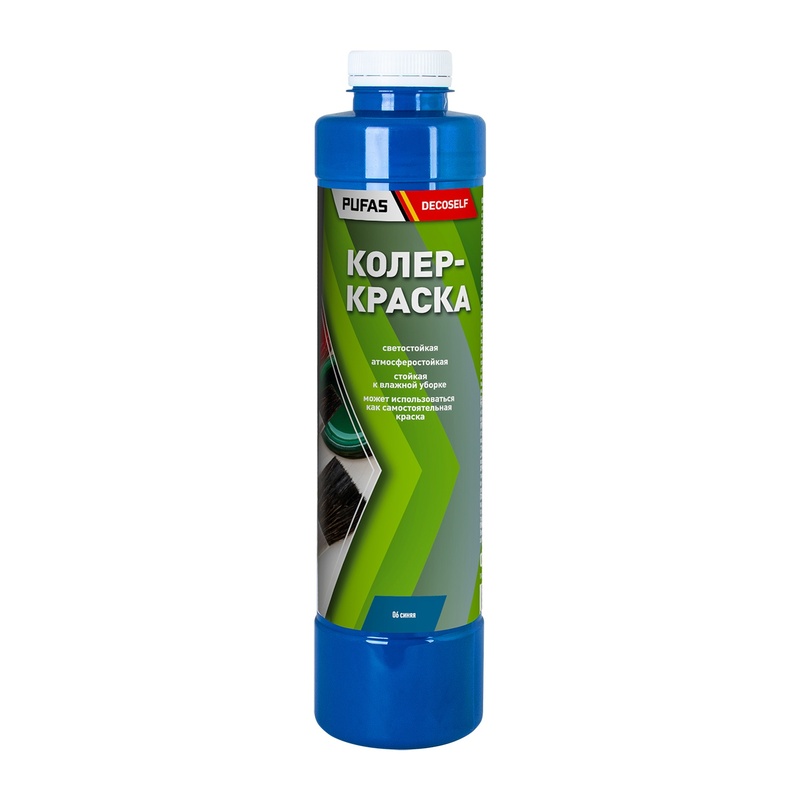 Краска колеровочная для в/д красок Pufas N06 синяя (0,75 л)