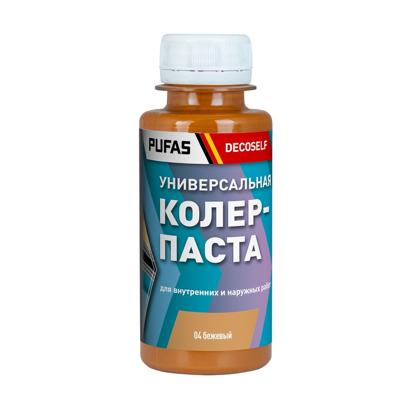 Паста колеровочная универсальная Pufas 04 бежевая  (0,1 л)