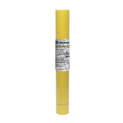 Сетка стеклотканевая для штукатурных работ Decofas Фасад 5x5 (желтая) (1х50м) ± 10% (145гр/м2)