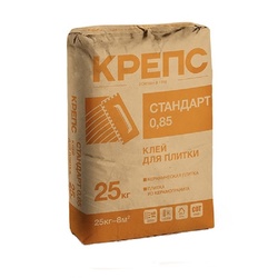 Клей для плитки Крепс Стандарт (25 кг)