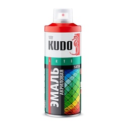 Эмаль аэрозольнаяKudo KU-0A8017 satin RAL 8017 коричнево-шоколадная (0,52 л)
