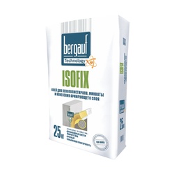 Клей для пенополистирола, минваты Bergauf Isofix зимний, 25 кг