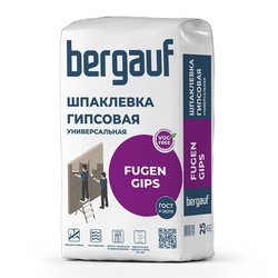 Шпаклевка гипсовая универсальная Bergauf Fugen Gips, 25 кг