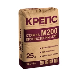 Ровнитель для пола Крепс Стяжка М200, 25 кг