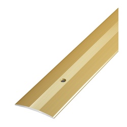 Порог стыкоперекрывающий Лука, золото анод. (1,8 м х 37 мм)