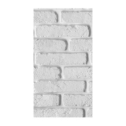 Панель ПВХ Белый кирпич 347, 2600х250х7 мм
