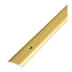 Порог стыкоперекрывающий Лука, золото (1,35 м х 25 мм)