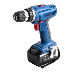 Дрель-шуруповерт Trigger 20002, 2 аккумулятора (1,5Ач), 10 мм, 14,4V, кейс